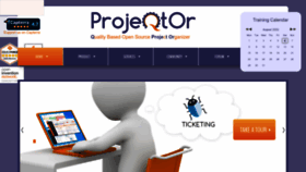 What Projeqtor.org website looked like in 2022 (1 year ago)
