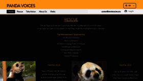 What Pandavoices.org website looked like in 2022 (1 year ago)
