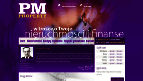 What Pm-property.pl website looked like in 2022 (1 year ago)