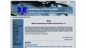 What Poliklinika-hb.cz website looked like in 2022 (1 year ago)