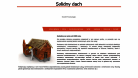 What Profil-dach.pl website looked like in 2022 (1 year ago)