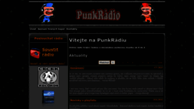 What Punkradio.cz website looked like in 2022 (1 year ago)