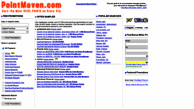 What Pointmaven.com website looked like in 2022 (1 year ago)