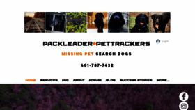 What Packleaderpettrackers.com website looked like in 2022 (1 year ago)