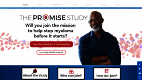 What Promisestudy.org website looked like in 2022 (1 year ago)