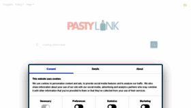What Pasty.link website looked like in 2022 (1 year ago)