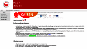 What Planzajec.pjwstk.edu.pl website looked like in 2022 (1 year ago)