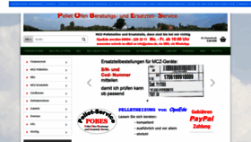What Pobes.de website looked like in 2022 (1 year ago)