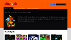 What Playit.ch website looked like in 2022 (1 year ago)