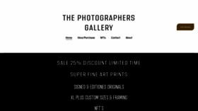 What Photographersgallery.com website looked like in 2022 (1 year ago)