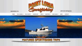 What Pointlomasportfishing.com website looked like in 2022 (1 year ago)