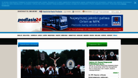 What Podlasie24.pl website looked like in 2022 (1 year ago)