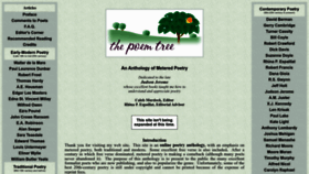 What Poemtree.com website looked like in 2022 (1 year ago)