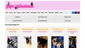 What Pups4sale.com.au website looked like in 2022 (1 year ago)