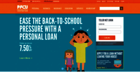 What Pfcu.com website looked like in 2022 (1 year ago)