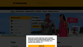 What Posta.si website looked like in 2022 (4 years ago)