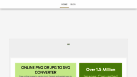 What Pngtosvg.com website looked like in 2022 (1 year ago)