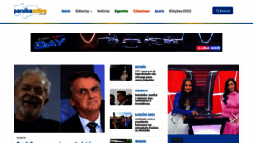 What Paraibaonline.com.br website looked like in 2022 (1 year ago)