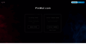What Pinwal.com website looked like in 2022 (1 year ago)