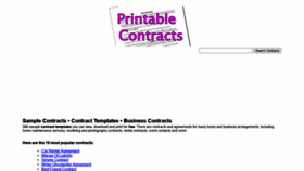 What Printablecontracts.com website looked like in 2022 (1 year ago)