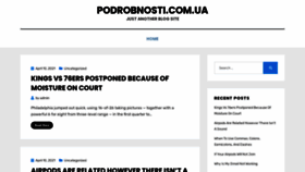 What Podrobnosti.com.ua website looked like in 2022 (1 year ago)