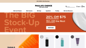 What Paulaschoice.com website looked like in 2022 (1 year ago)