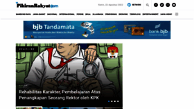 What Pikiran-rakyat.com website looked like in 2022 (1 year ago)