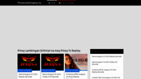 What Pinoylambingano.su website looked like in 2022 (1 year ago)