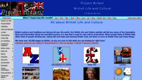 What Projectbritain.com website looked like in 2022 (1 year ago)