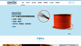 What Prouvon.com.cn website looked like in 2022 (1 year ago)