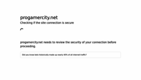 What Progamercity.net website looked like in 2022 (1 year ago)