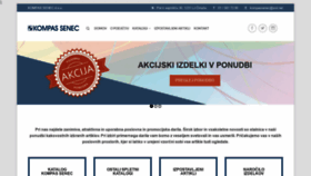 What Poslovnadarila.si website looked like in 2022 (1 year ago)