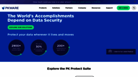 What Pkware.com website looked like in 2022 (1 year ago)