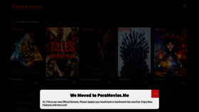 What Peramovies.me website looked like in 2022 (2 years ago)