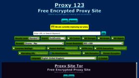 What Proxy.proxy-123.com website looked like in 2022 (1 year ago)