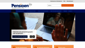 What Pensioenpostnl.nl website looked like in 2022 (1 year ago)