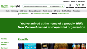 What Paperplusgroup.co.nz website looked like in 2022 (1 year ago)