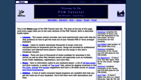 What Psrtutorial.com website looked like in 2022 (1 year ago)