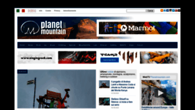 What Planetmountain.com website looked like in 2022 (1 year ago)
