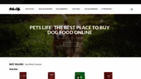 What Pets-life.com website looked like in 2022 (1 year ago)