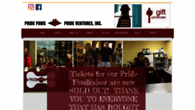 What Prideventuresinc.org website looked like in 2022 (1 year ago)