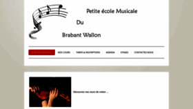What Petiteecolemusicale.be website looked like in 2022 (1 year ago)