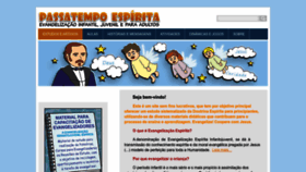 What Passatempoespirita.com.br website looked like in 2022 (1 year ago)
