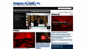 What Prisonplanet.pl website looked like in 2022 (1 year ago)