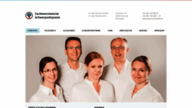 What Praxis-wandsbek.de website looked like in 2022 (1 year ago)