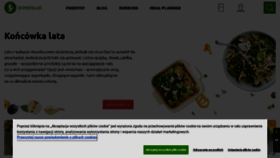What Przepisy.pl website looked like in 2022 (3 years ago)