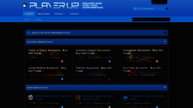 What Playerup.com website looked like in 2022 (1 year ago)