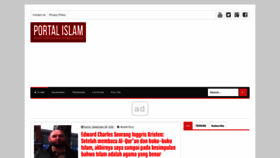 What Portal-islam.id website looked like in 2022 (1 year ago)