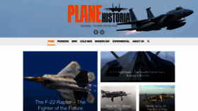 What Planehistoria.com website looked like in 2022 (1 year ago)