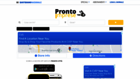 What Prontoimprese.it website looked like in 2022 (1 year ago)
